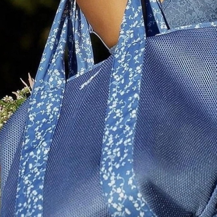 Сумка-шоппер Victoria's Secret Pink 1159829680 (Синий One size) — фото 6