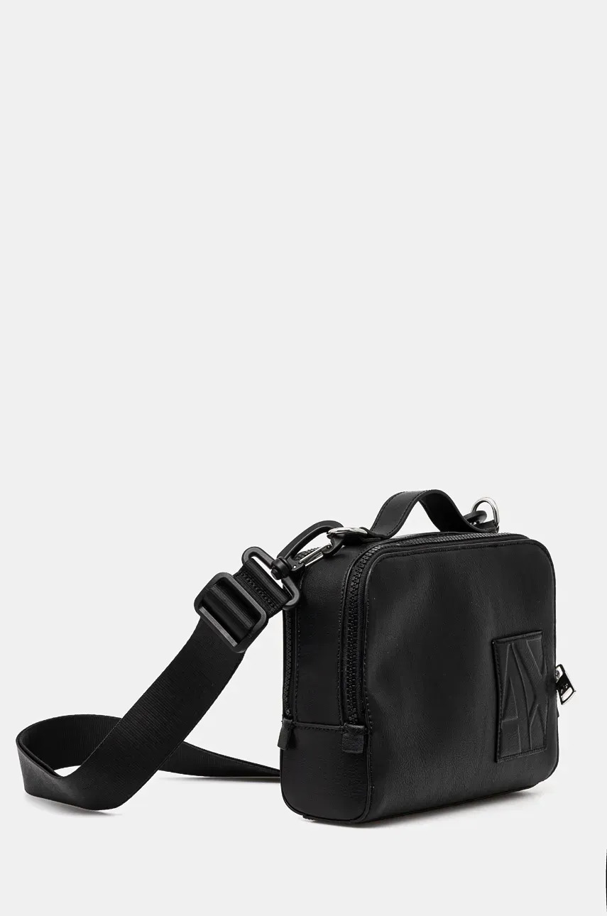 Чоловічі сумки Armani Exchange через плече 1159829942 (Чорний One size) — фото 3