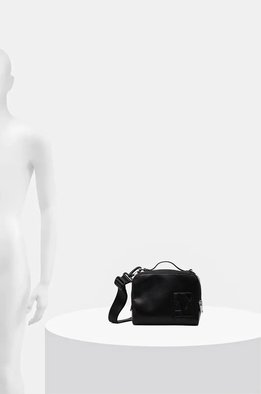 Чоловічі сумки Armani Exchange через плече 1159829942 (Чорний One size) — фото 7