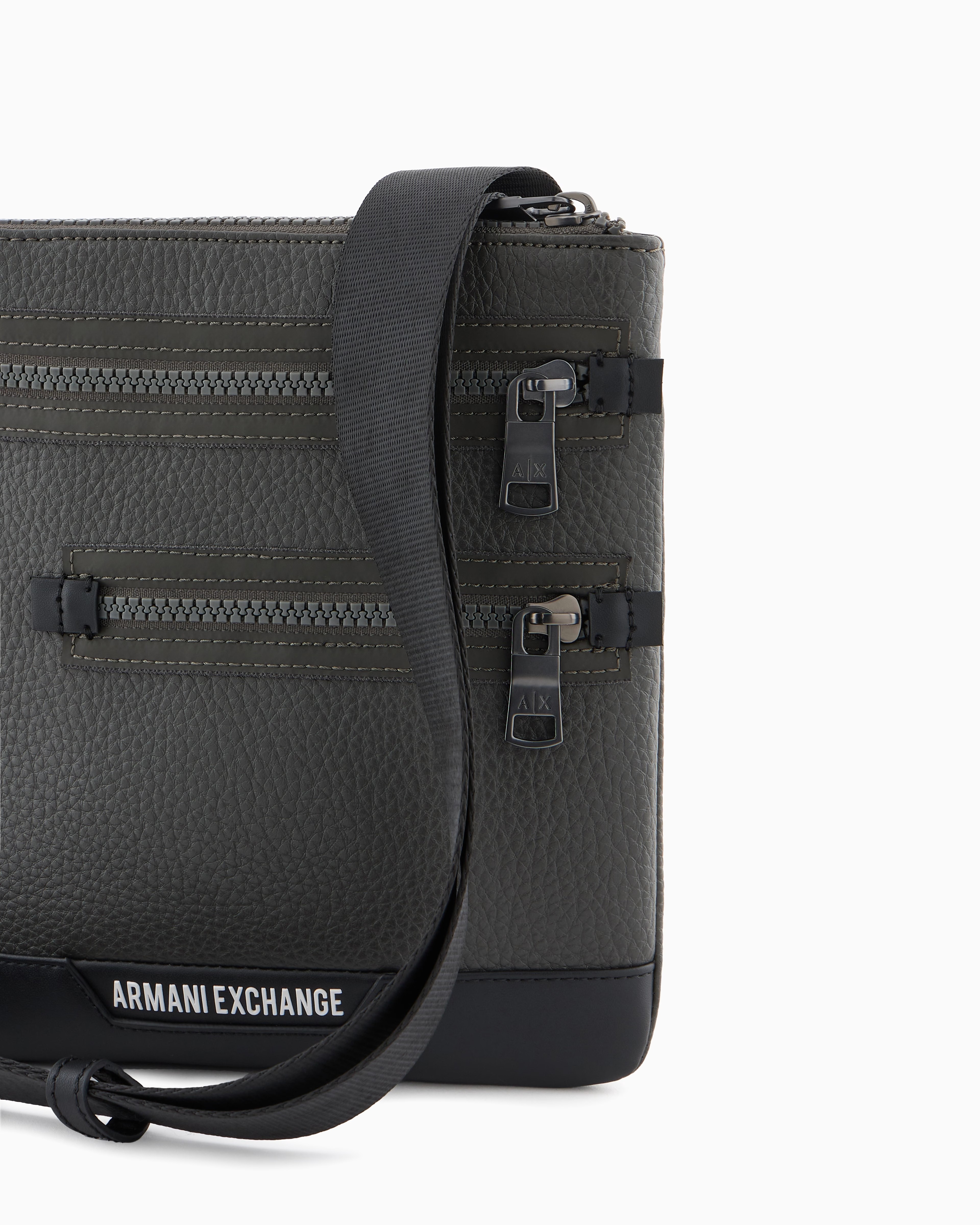 Чоловічі сумки Armani Exchange через плече 1159829966 (Сірий One size) — фото 4