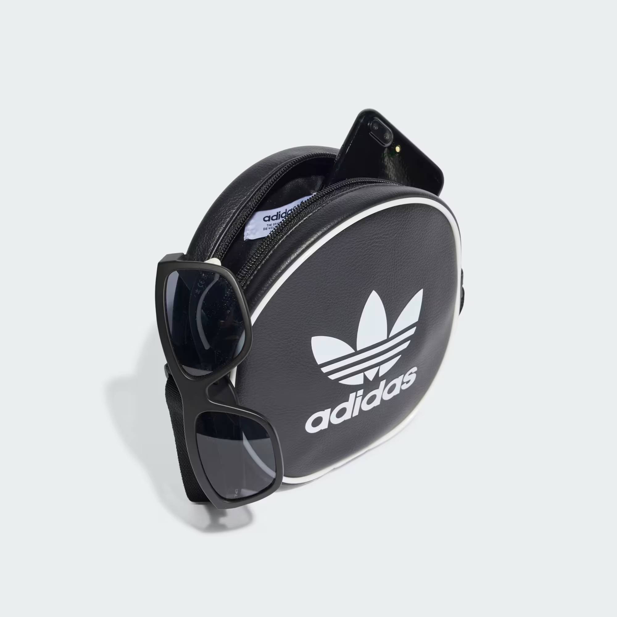 Кругла сумка Adidas через плече 1159831653 (Чорний One size) — фото 5