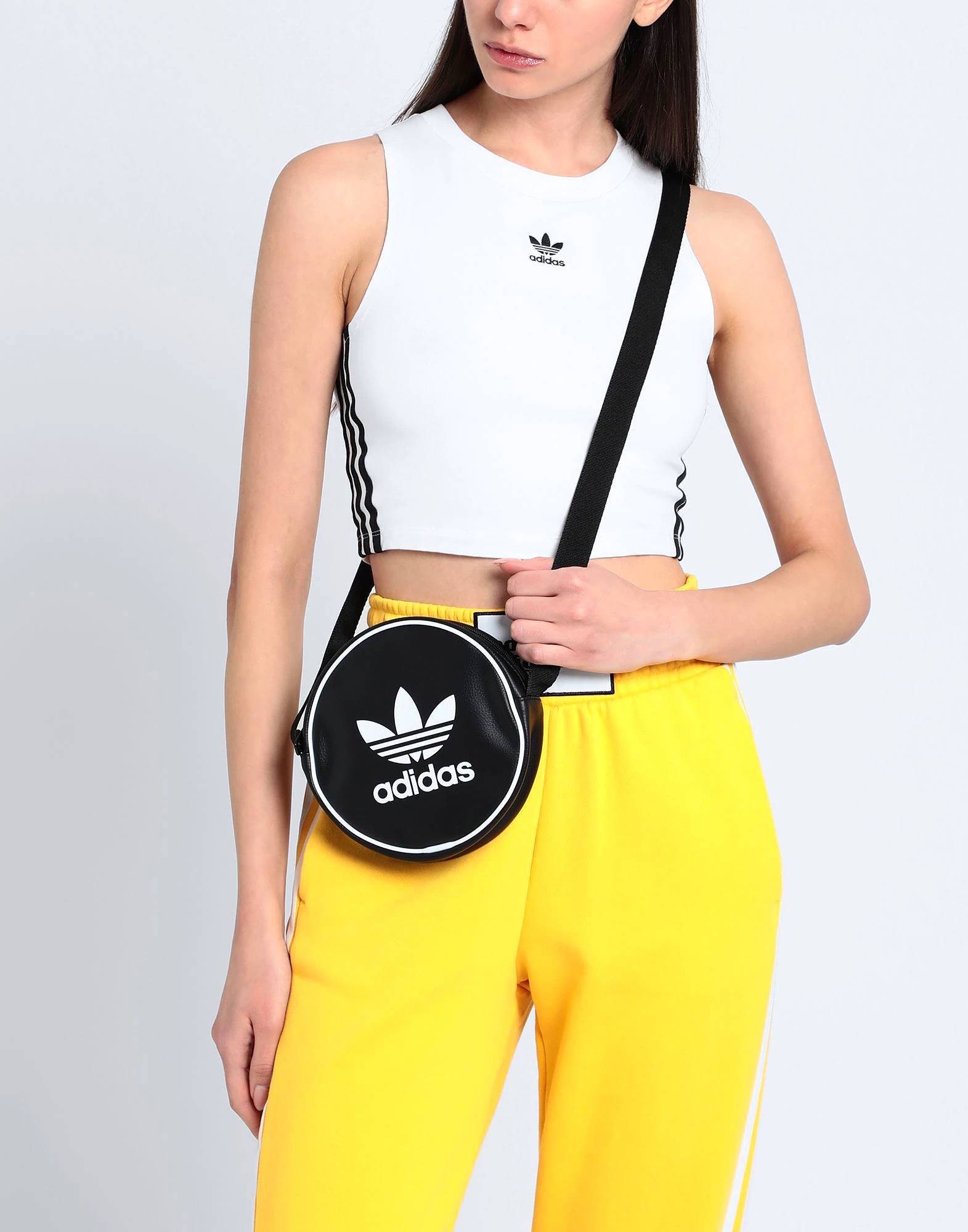 Кругла сумка Adidas через плече 1159831653 (Чорний One size) — фото 8