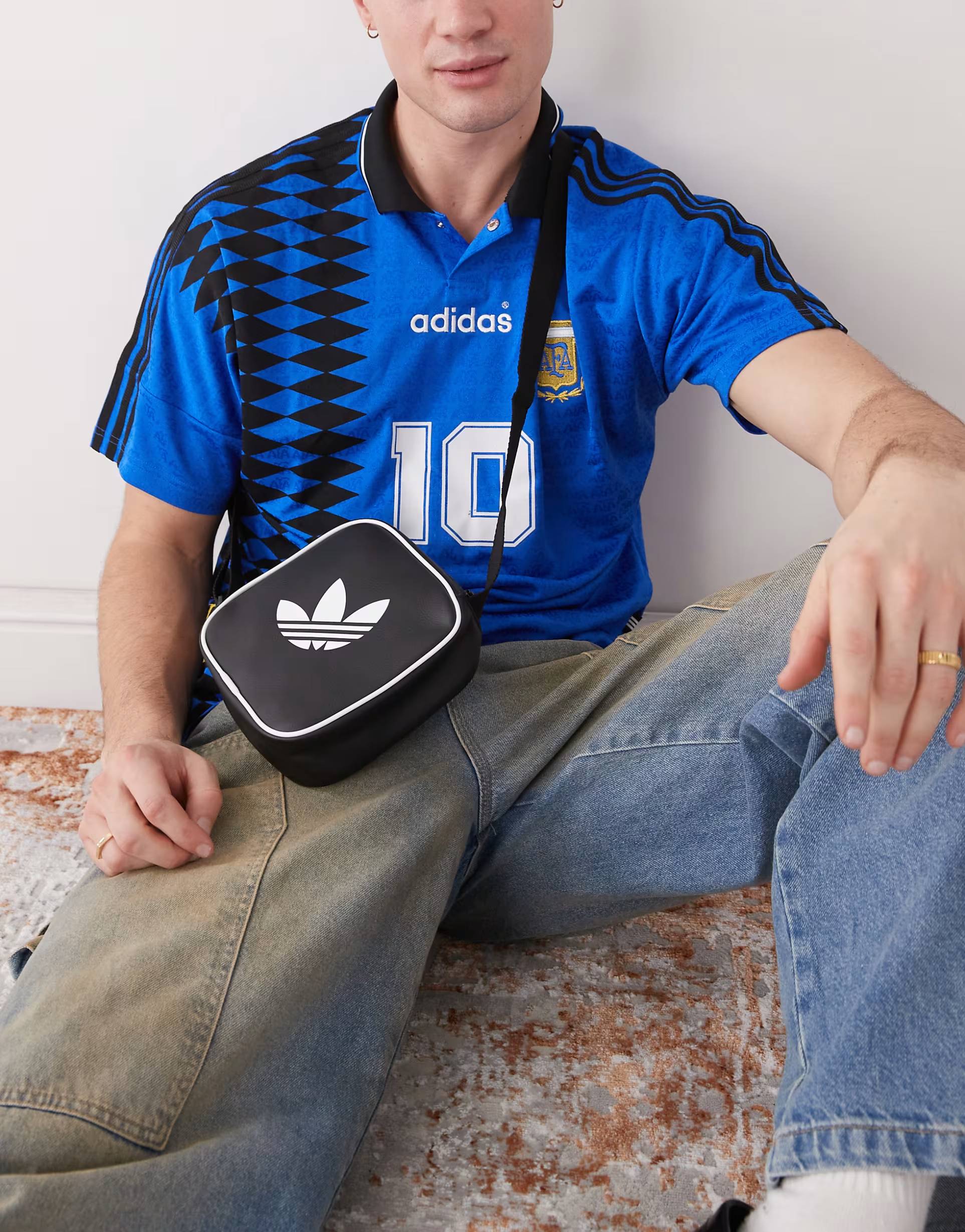 Стильна сумка Adicolor Adidas через плече 1159831658 (Чорний One size) — фото 8