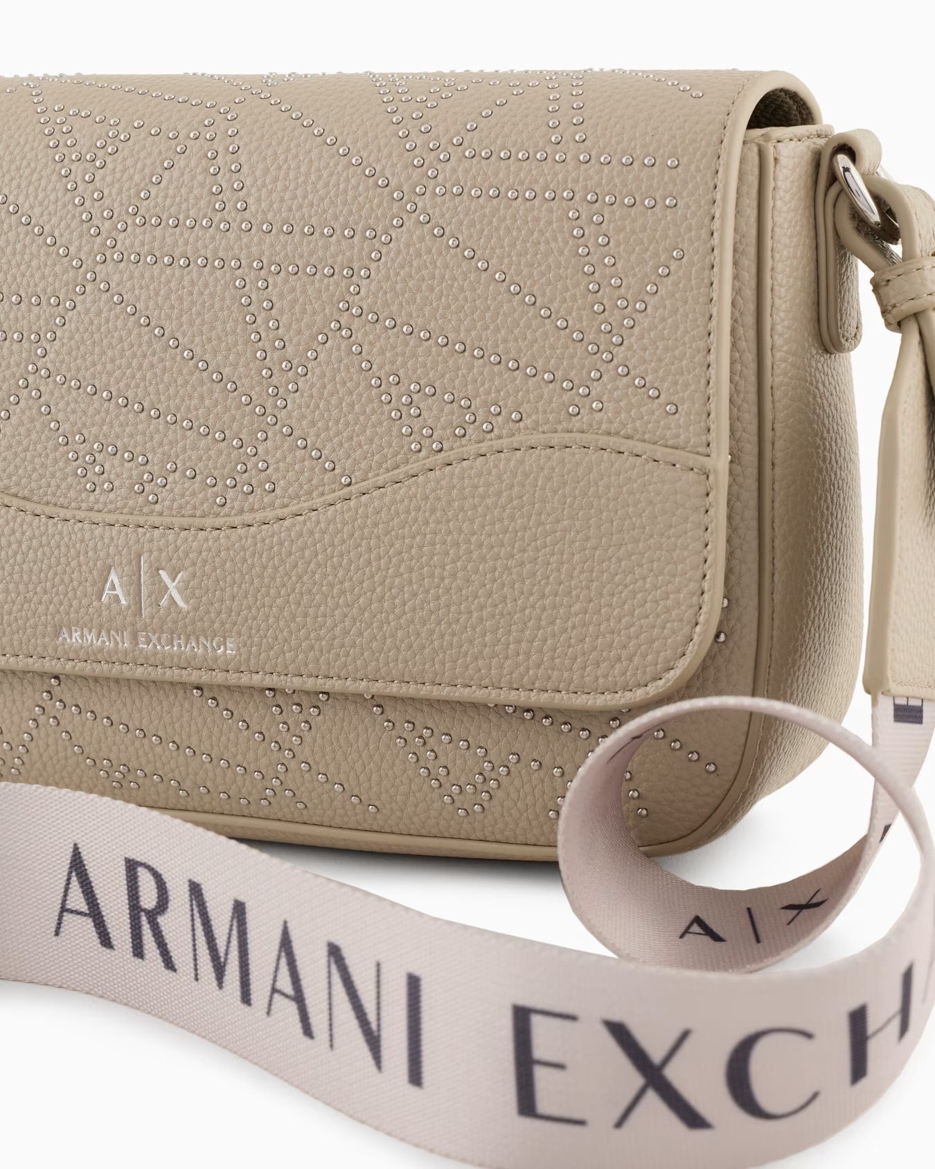Жіноча сумка через плече Armani Exchange 1159832528 (Бежевий One size) — фото 9