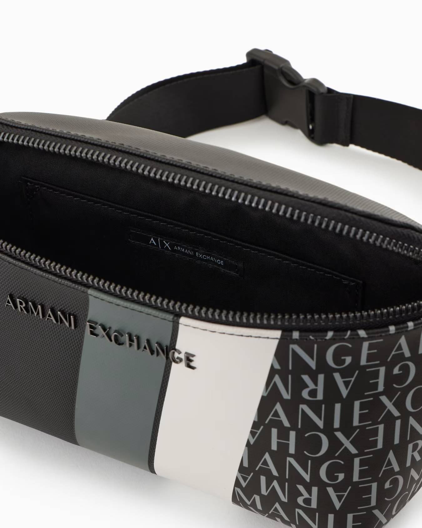 Чоловічі поясні сумки Armani Exchange 1159833536 (Чорний One size) — фото 4