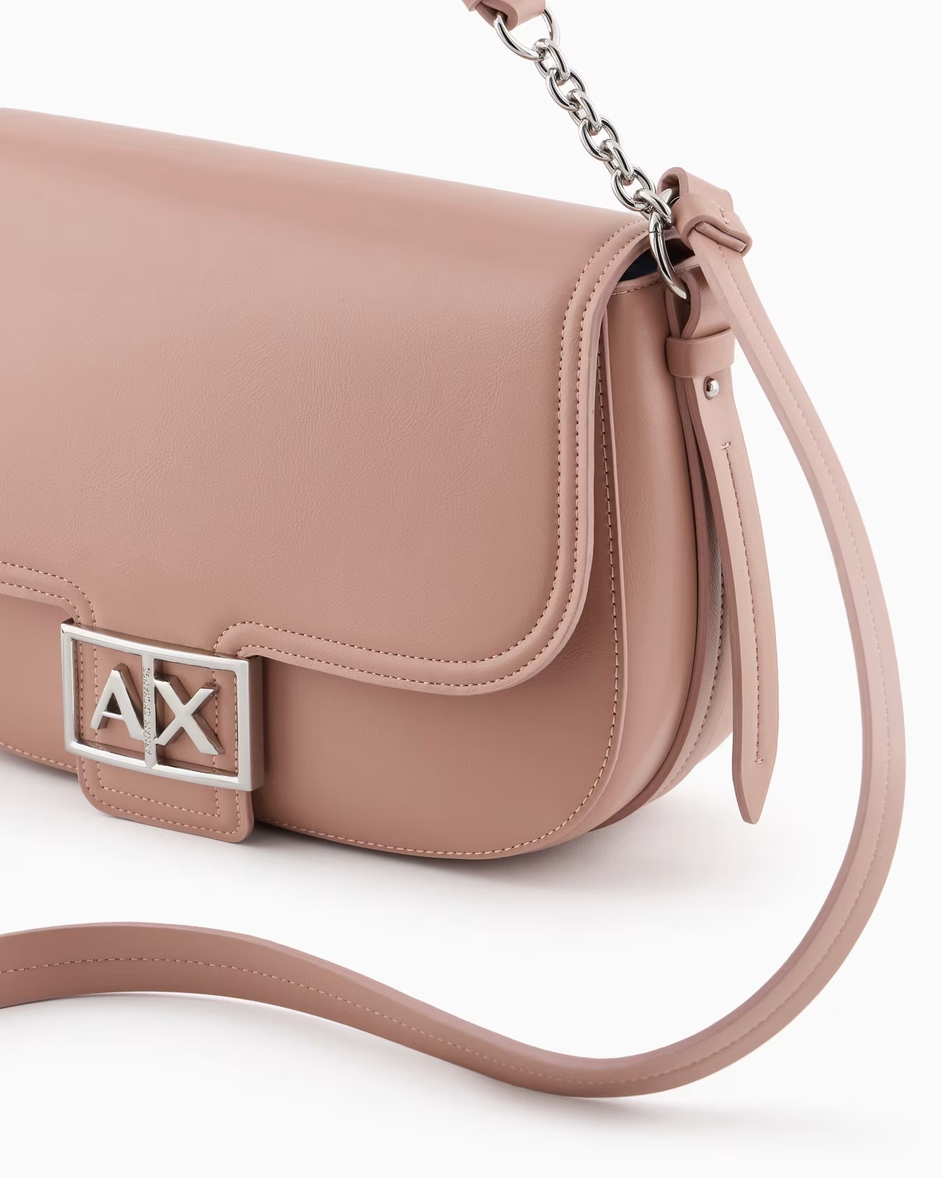 Жіноча сумка через плече з логотипом Armani Exchange 1159834181 (Рожевий One size) — фото 5