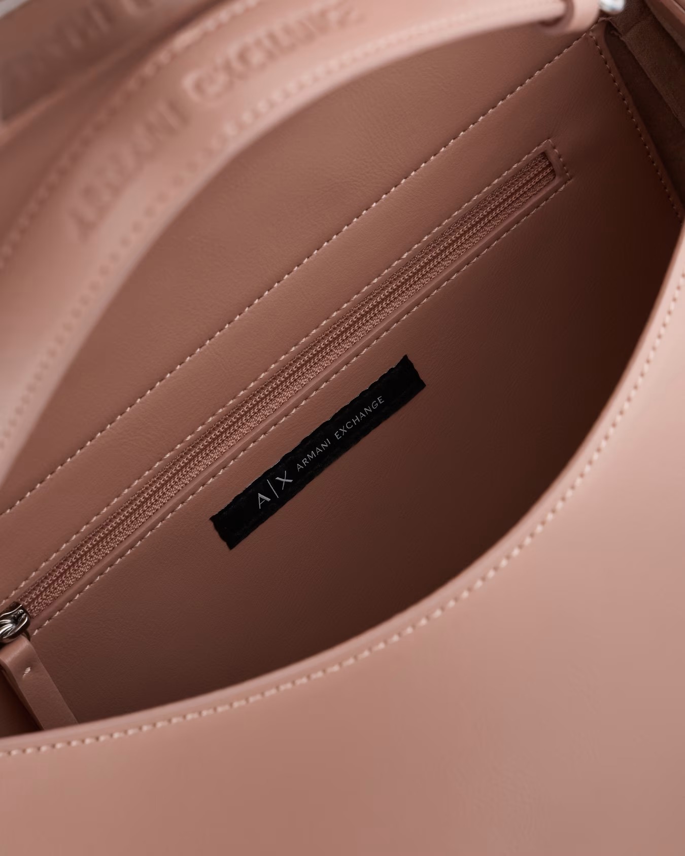 Жіноча сумка через плече з логотипом Armani Exchange 1159834181 (Рожевий One size) — фото 6