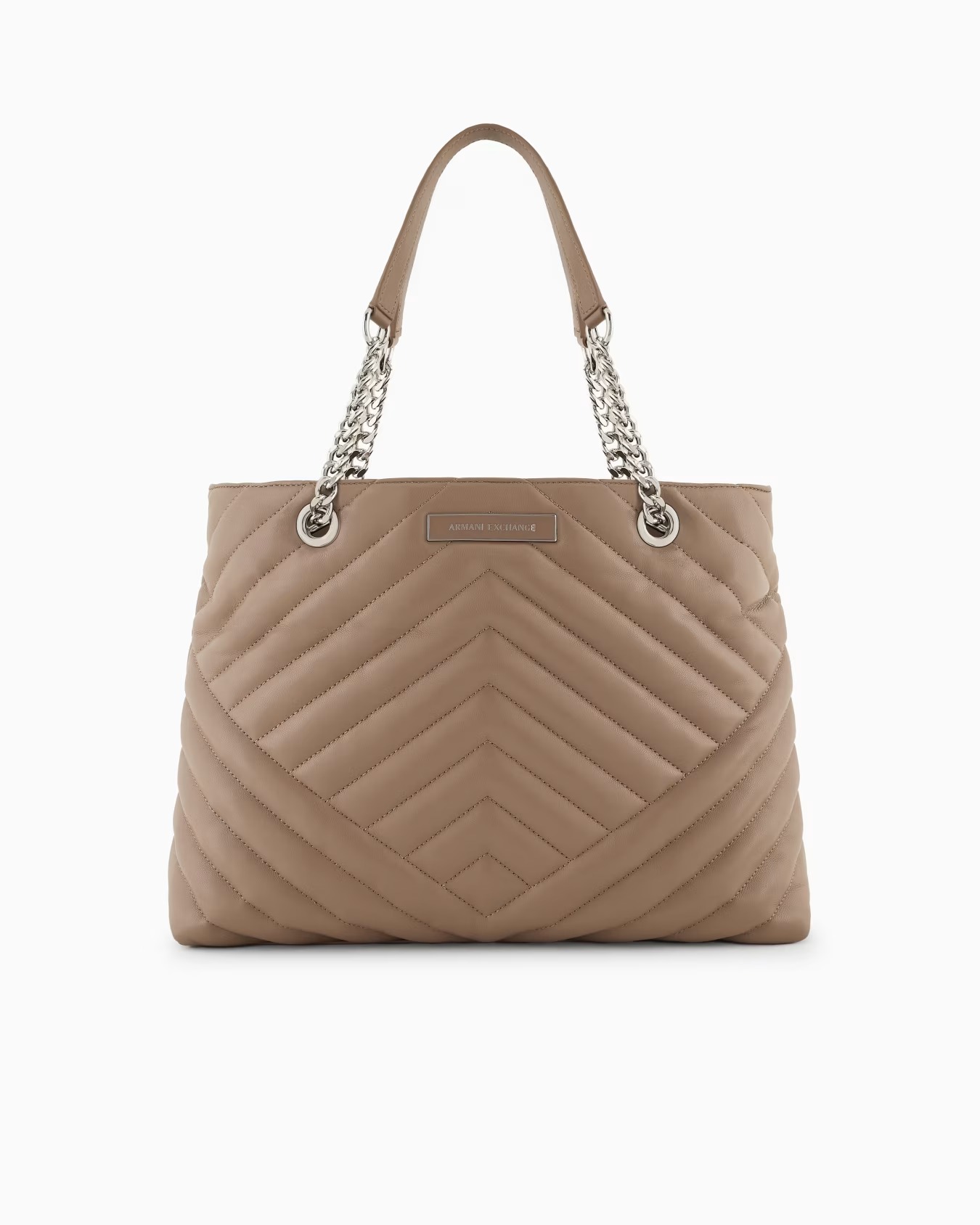 Стьобана сумка Armani Exchange 1159834825 (Бежевий One size) — фото 4