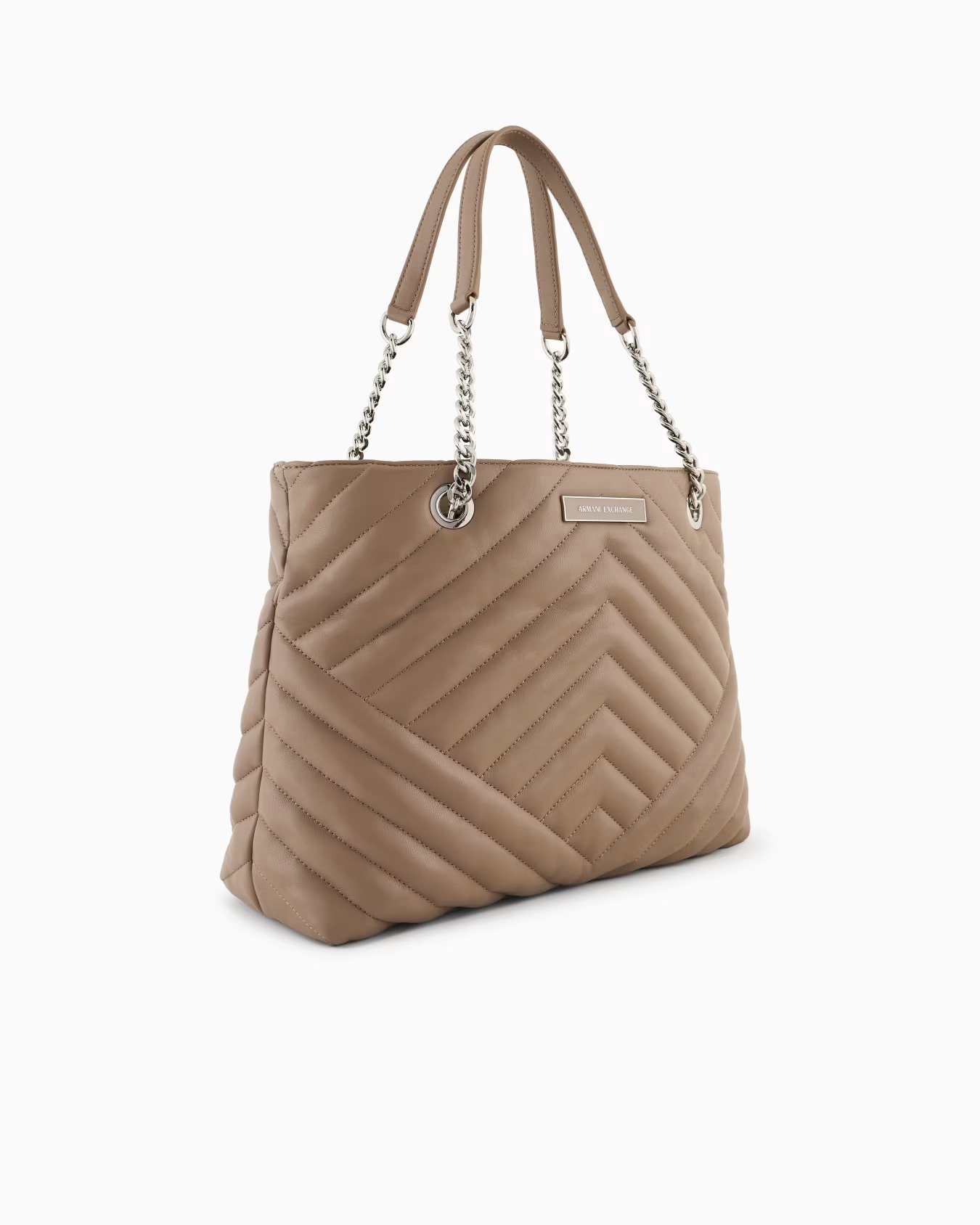 Стьобана сумка Armani Exchange 1159834825 (Бежевий One size) — фото 5