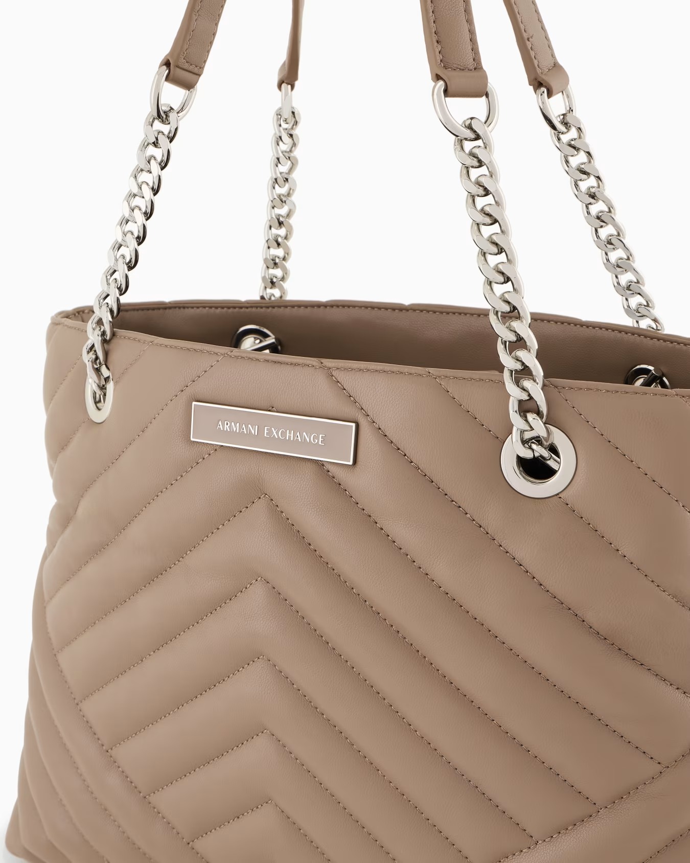 Стьобана сумка Armani Exchange 1159834825 (Бежевий One size) — фото 8