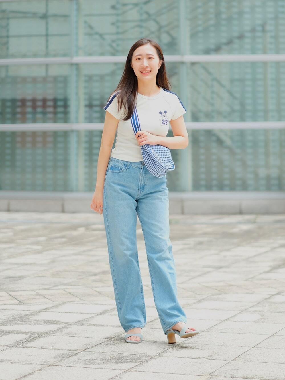 Сумка напівкругла UNIQLO через плече 1159838860 (Синій One size) — фото 11