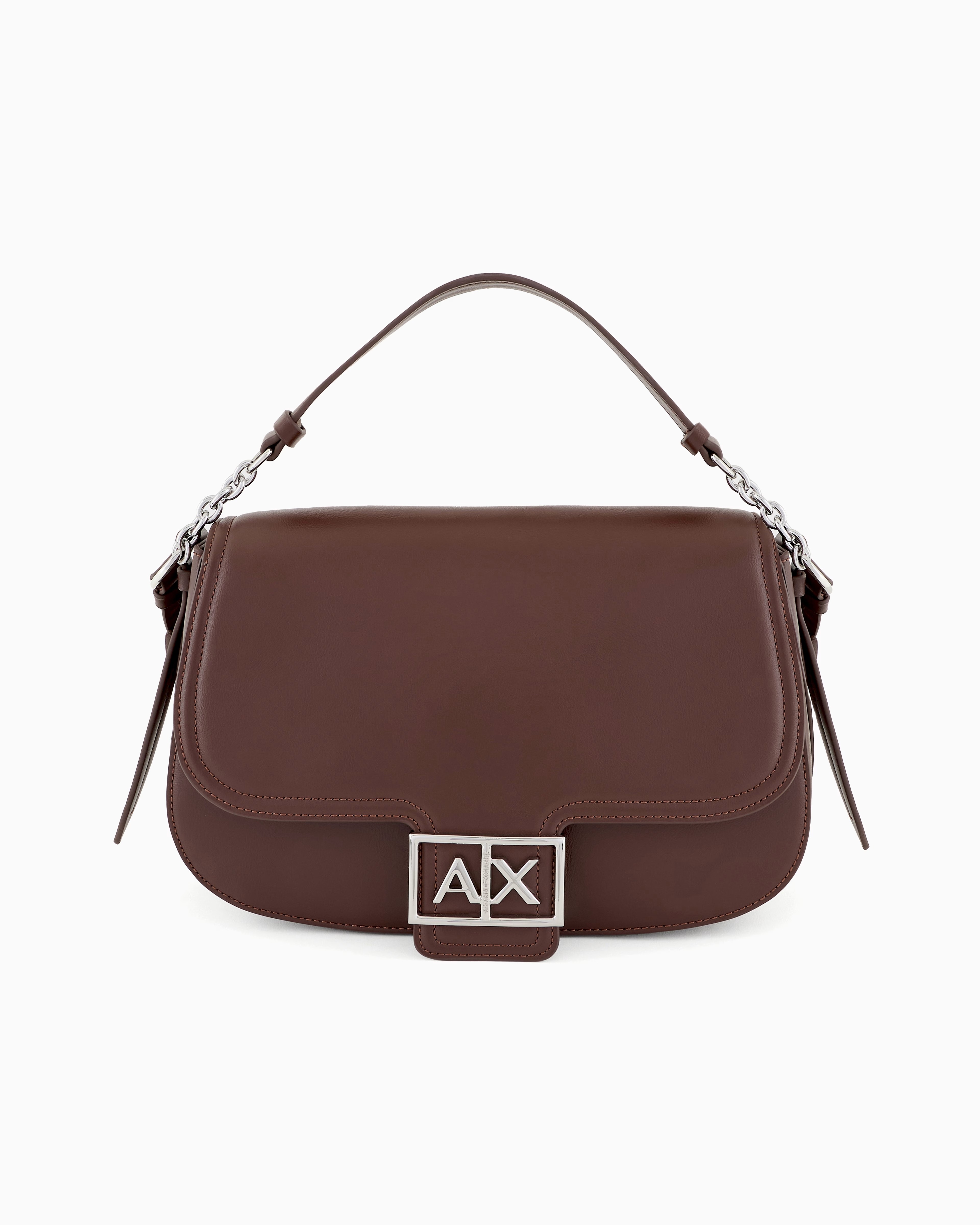 Жіноча сумка через плече з логотипом Armani Exchange 1159839055 (Коричневий One size) — фото 4