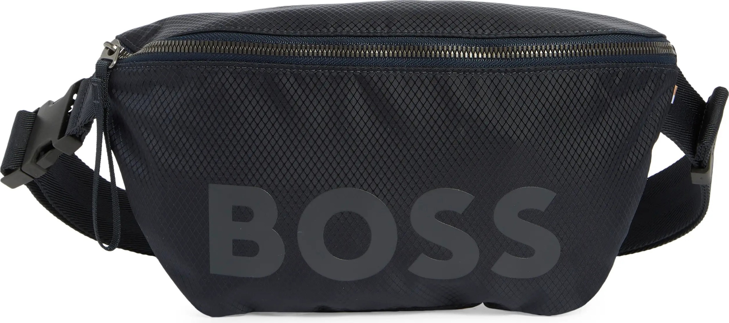 Містка поясна сумка Hugo Boss бананка 1159844516 Синій — фото 3