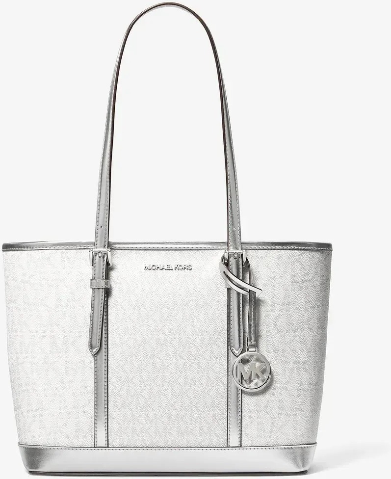 Жіночий комплект JET SET TRAVEL Michael Kors сумка тоут та гаманець 1159845157 Білий — фото 5