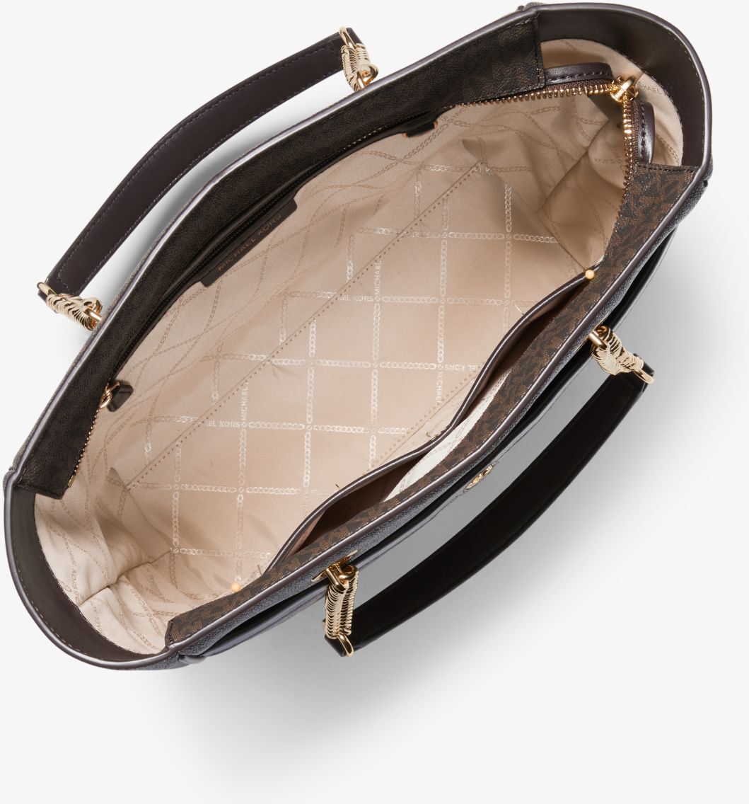 Жіночий комплект Blaire Michael Kors сумка тоут та гаманець 1159845167 Коричневий — фото 6