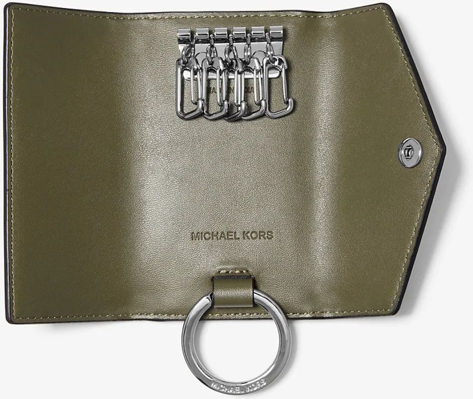 Чоловічий набір Cooper Michael Kors кроссбоді та ключниця 1159845723 Зелений — фото 8