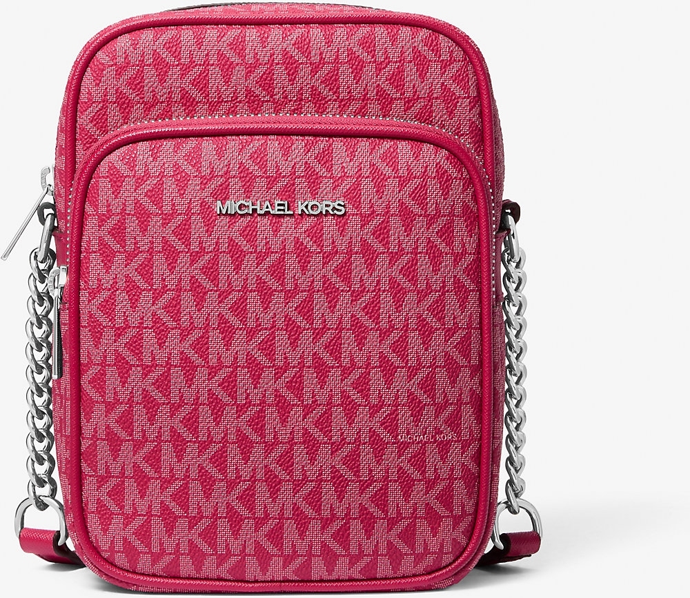 Жіноча сумка кроссбоді Jet Set Travel Michael Kors на блискавці 1159847418 Рожевий — фото 4