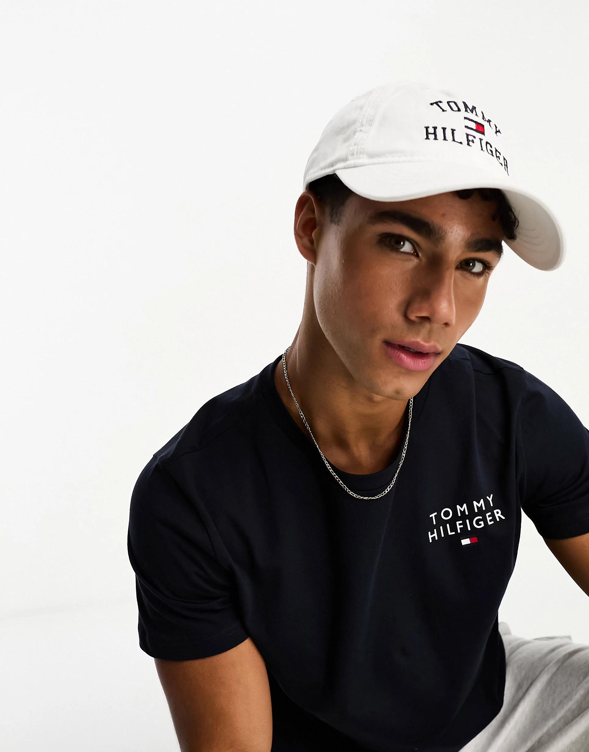 Бейсболка Tommy Hilfiger кепка унісекс 1159759735 (Білий, One size) — фото 4