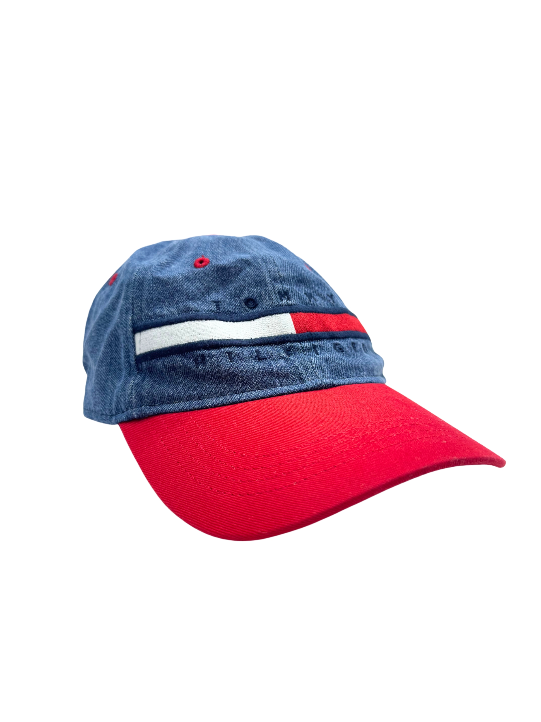 Джинсова бейсболка Tommy Hilfiger кепка унісекс 1159760182 (Синій/Червоний, One size) — фото 3