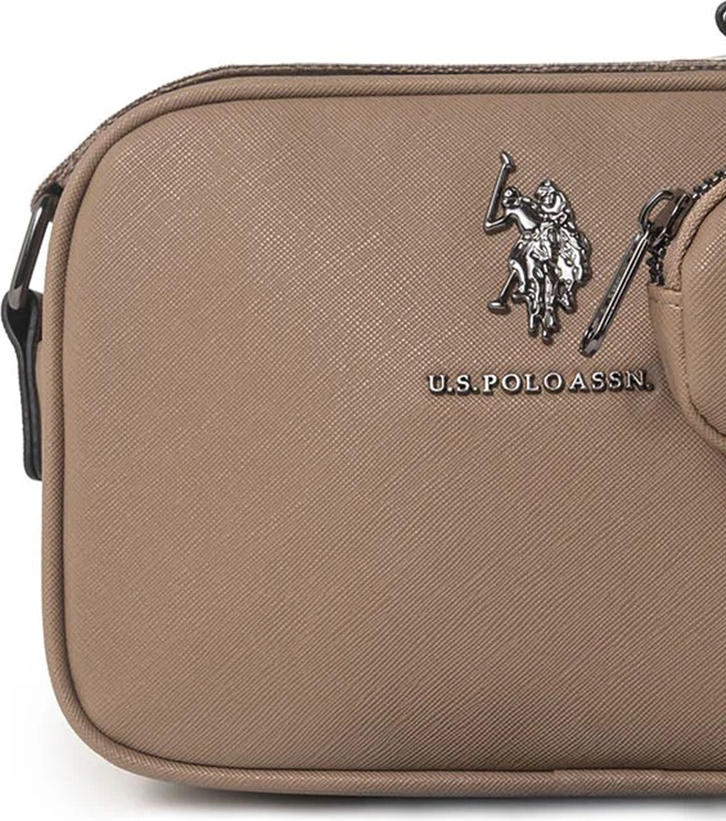 Жіноча сумка кроссбоді US Polo Assn з логотипом 1159850163 Коричневий — фото 5