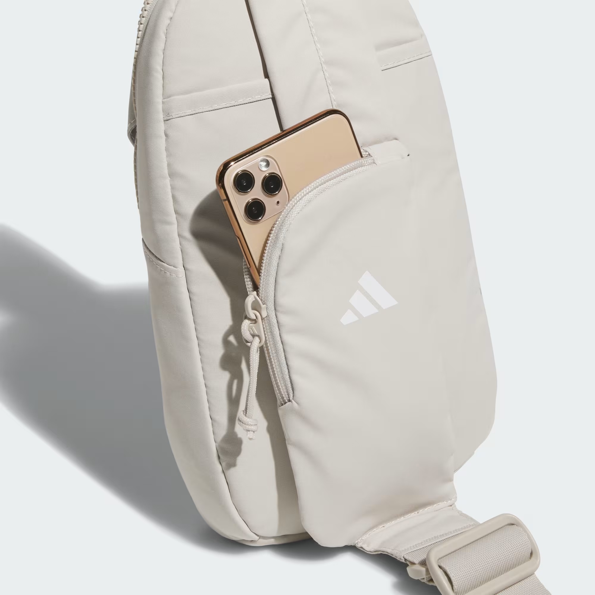 Сумка-слінг Essentials 3 Adidas з логотипом 1159853382 Бежевий — фото 7