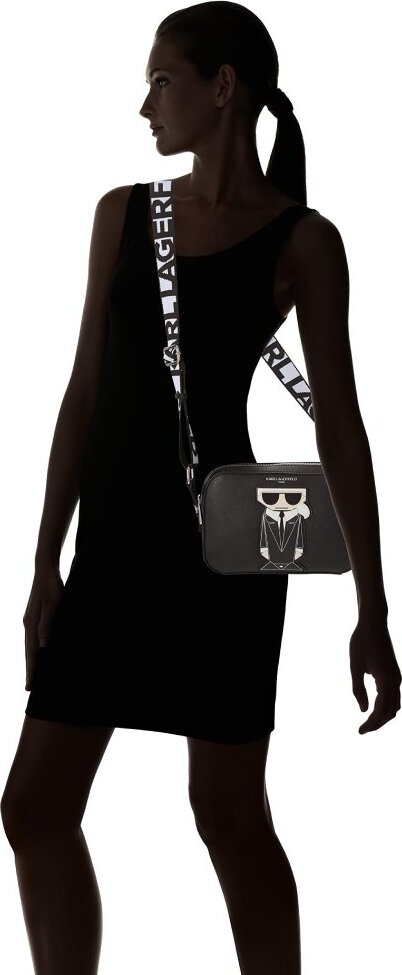 Сумка через плече Karl Lagerfeld Paris кроссбоді 1159853966 Чорний — фото 8