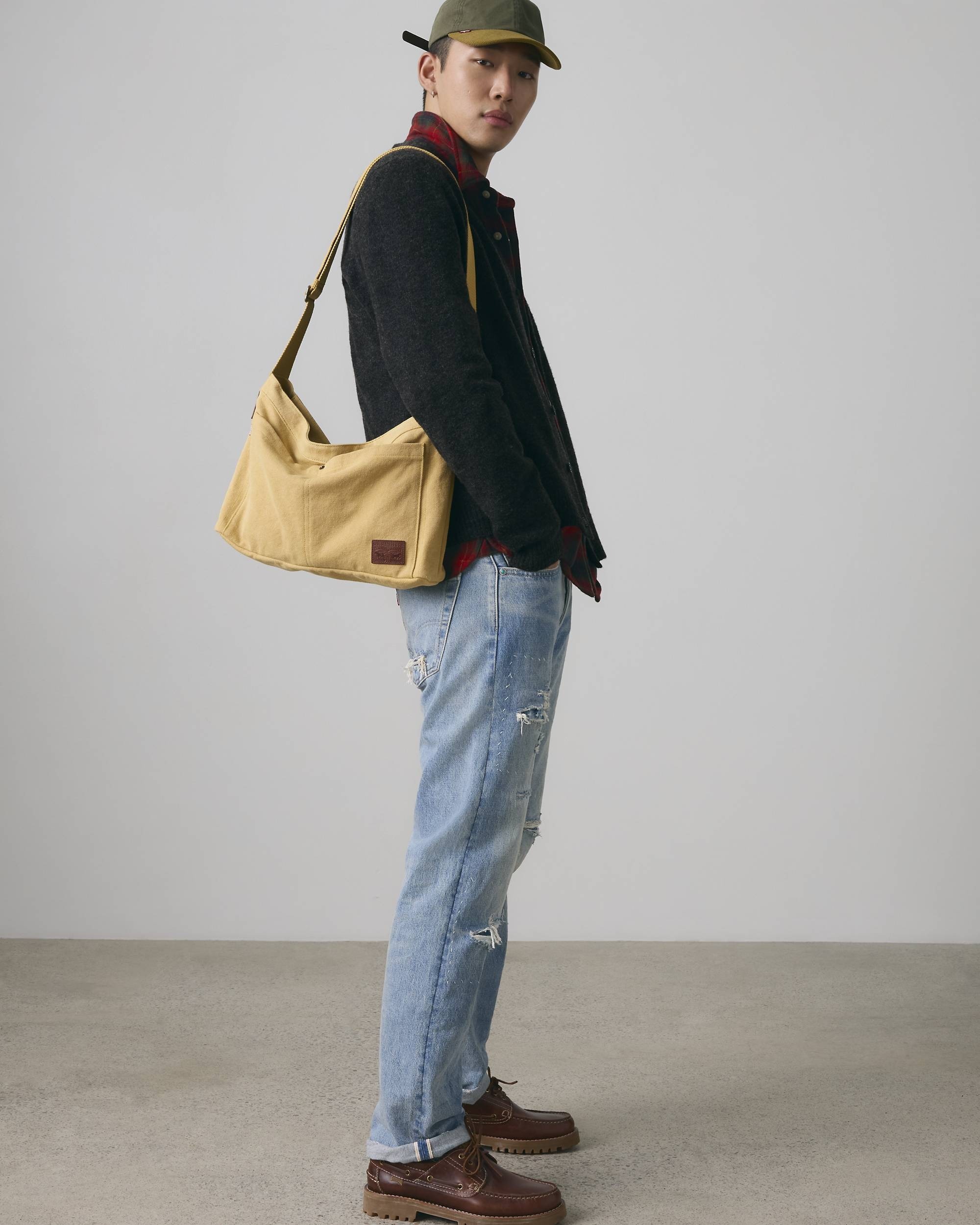 Сумка-месенджер через плече Levi's 1159858080 Жовтий — фото 7