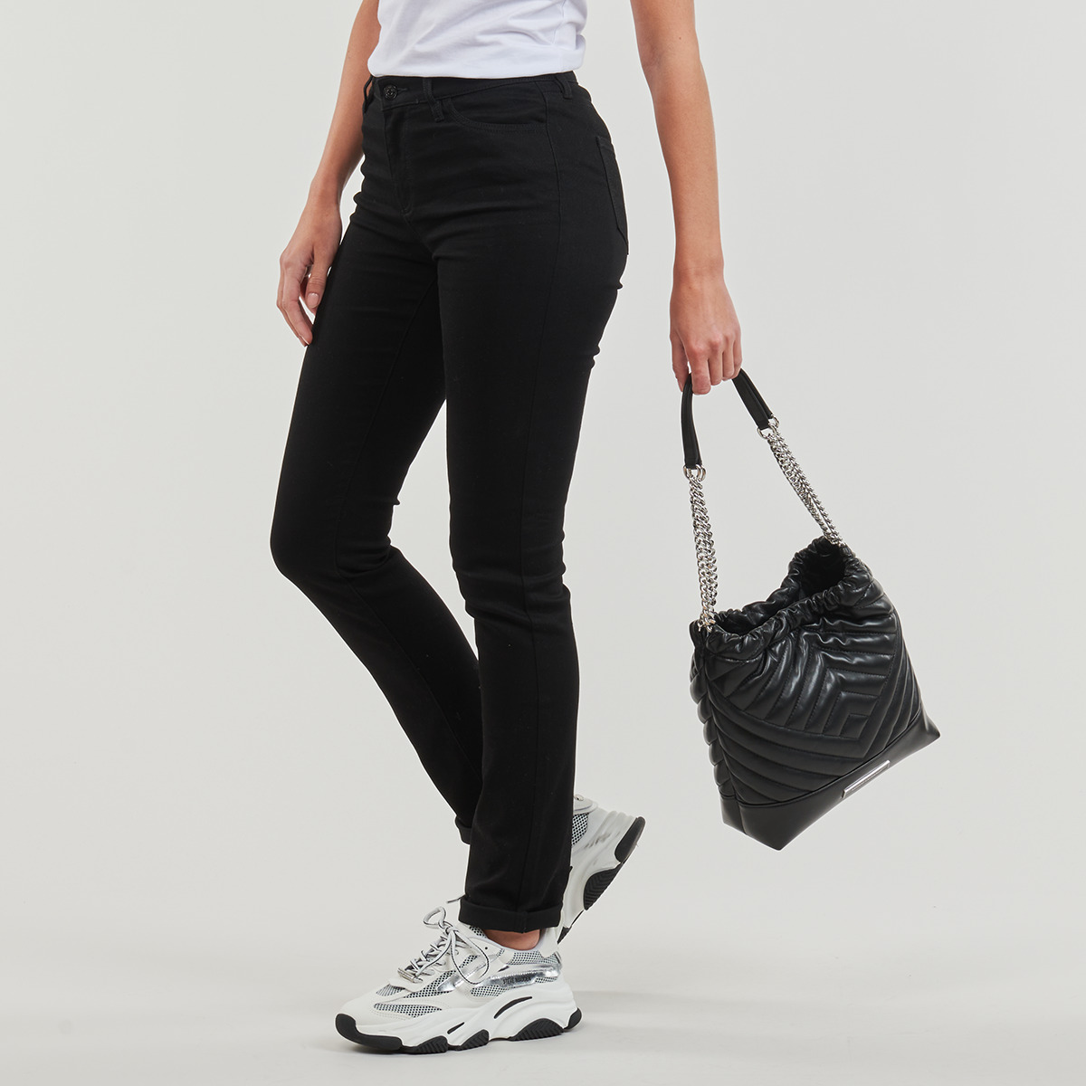 Жіночий набір Armani Exchange сумка та гаманець 1159858953 Чорний — фото 9