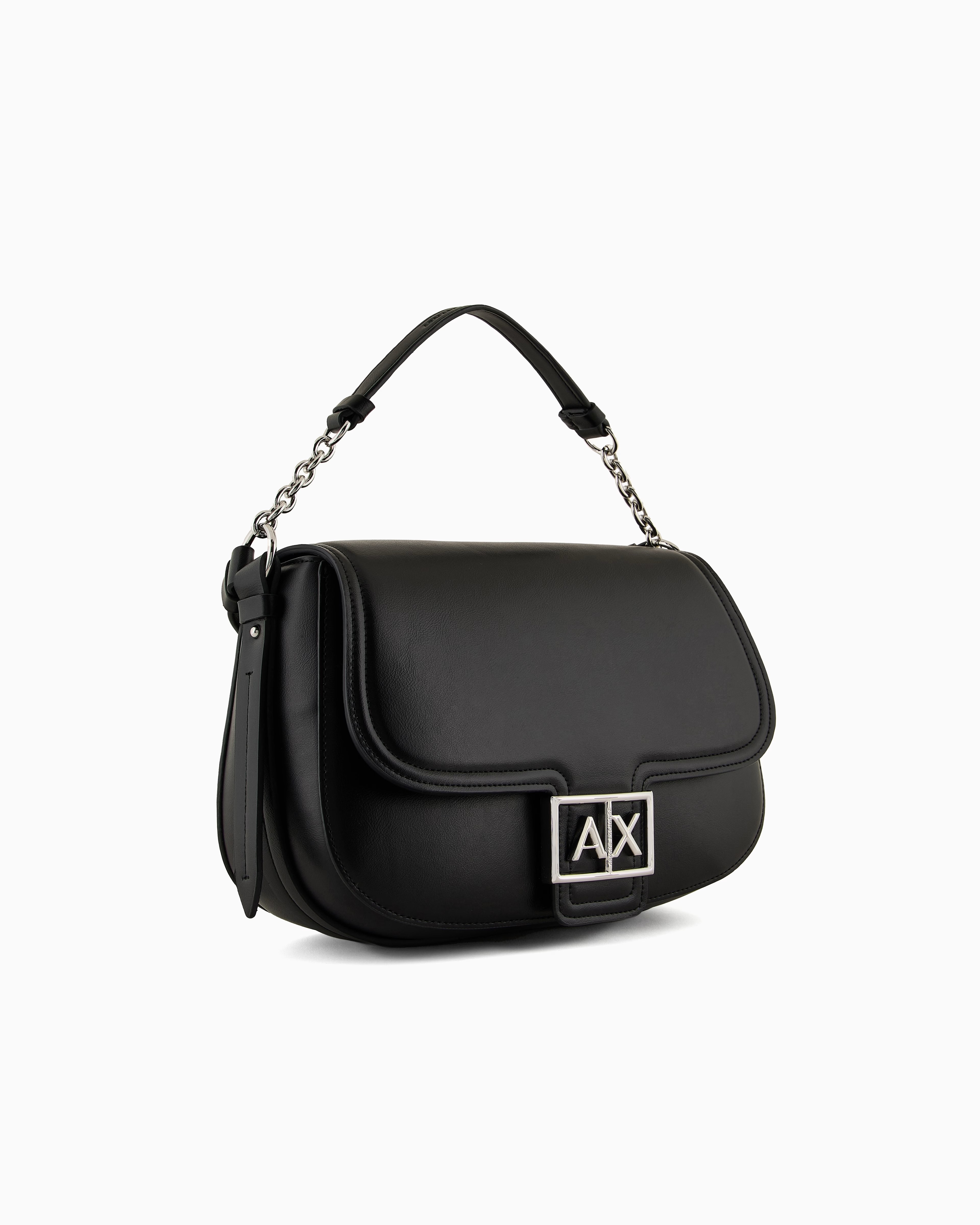 Жіночий набір Armani Exchange сумка та гаманець 1159858992 Чорний — фото 7
