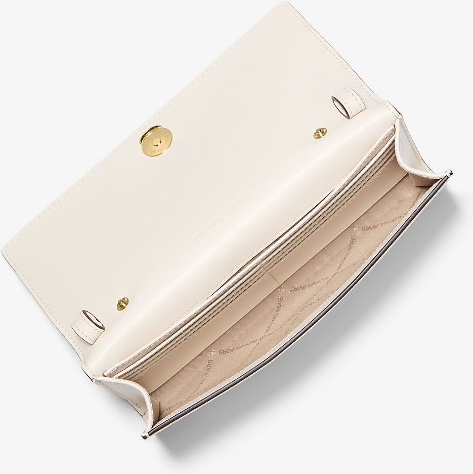 Шкіряна сумка через плече Carson Michael Kors 1159859045 Молочний — фото 5