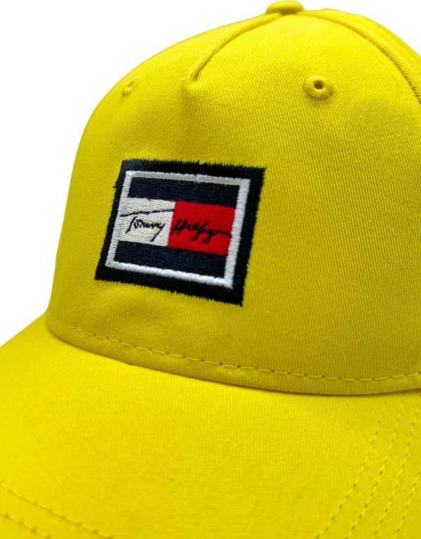 Бейсболка Tommy Hilfiger кепка з вишитим логотипом 1159793495 (Жовтий, One size) — фото 4