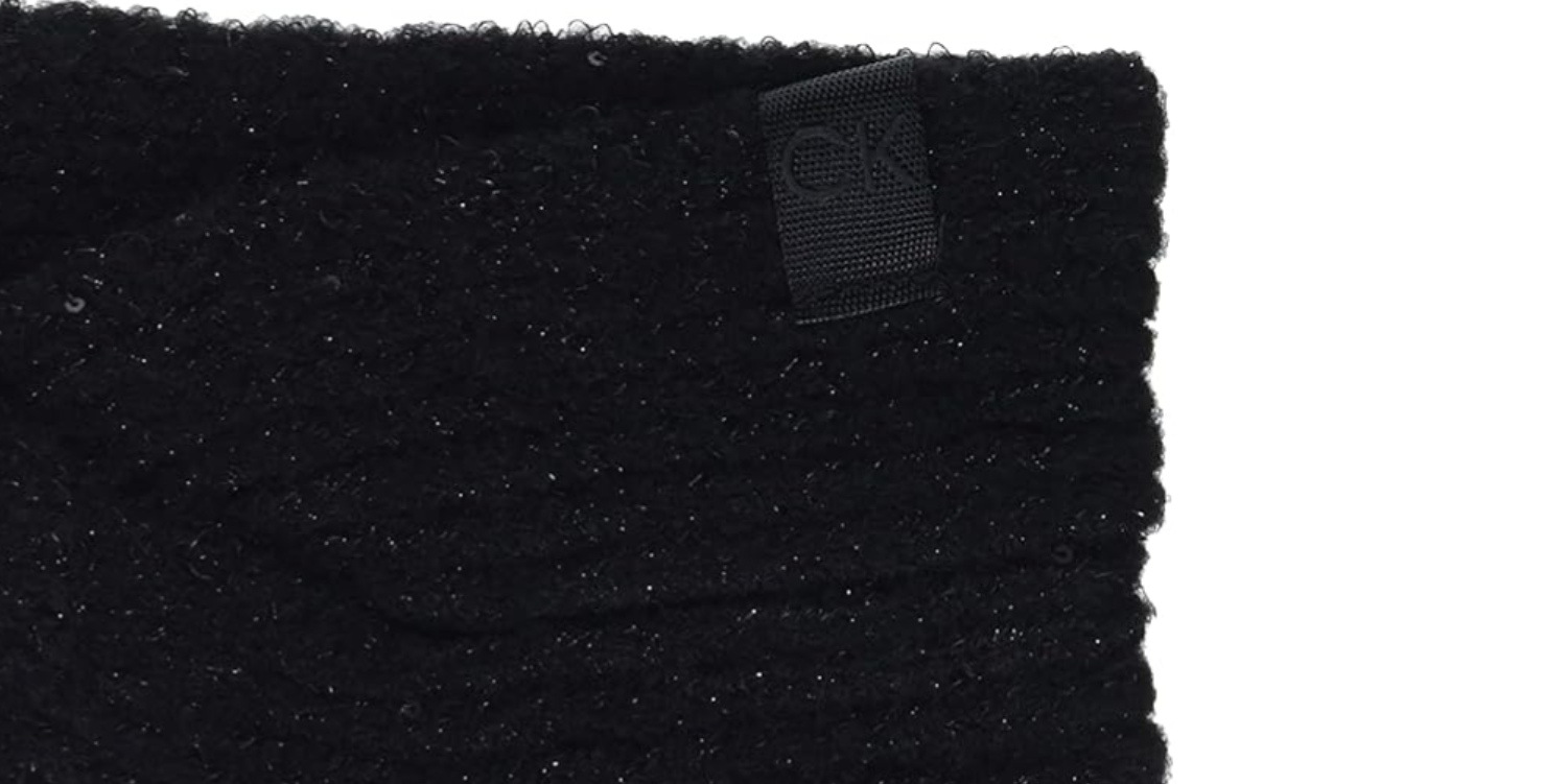 В'язана пов'язка Calvin Klein з паєтками 1159793803 (Чорний, One size) — фото 3