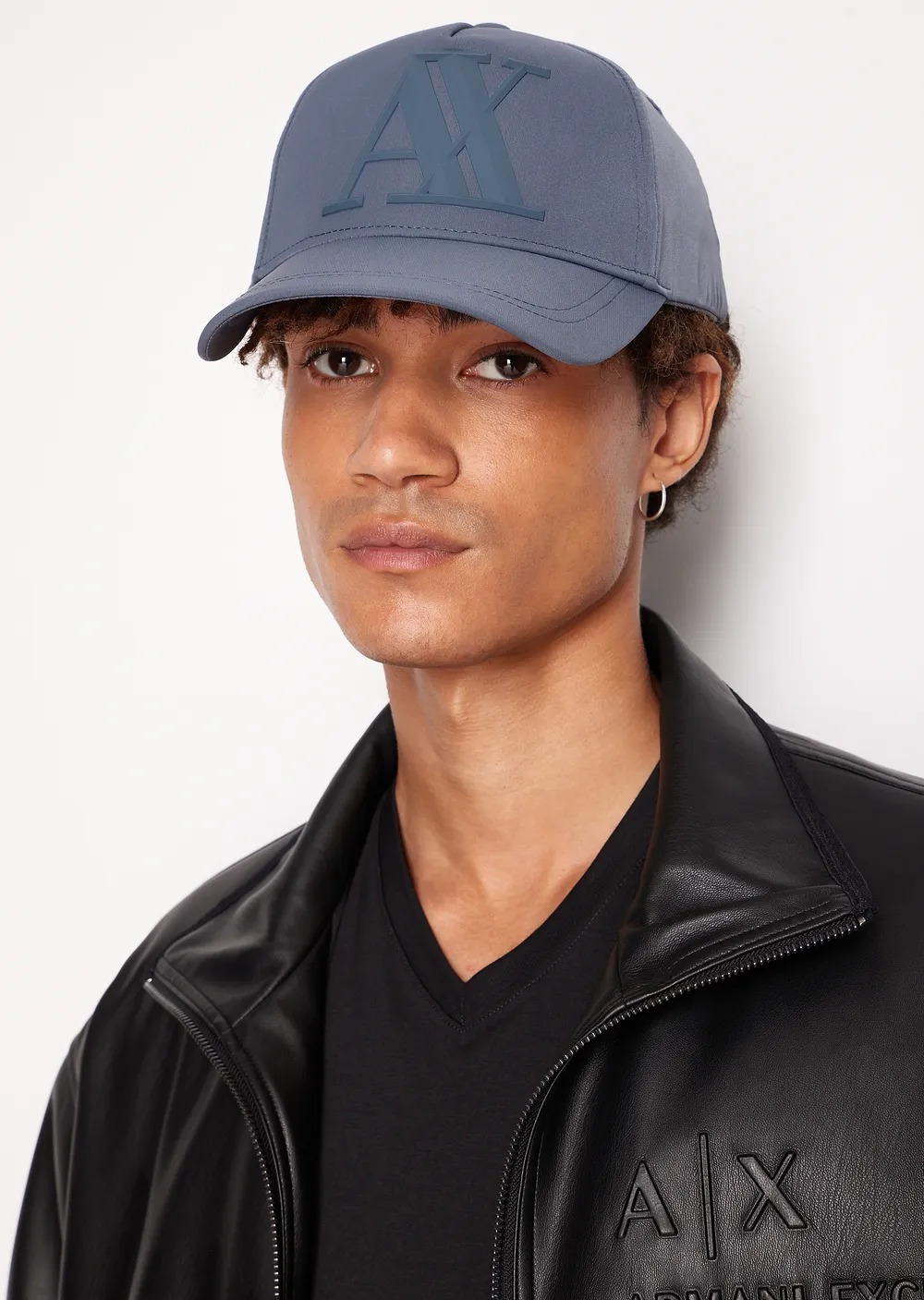 Стильна кепка Armani Exchange бейсболка з логотипом 1159812296 (Сірий, One size) — фото 5