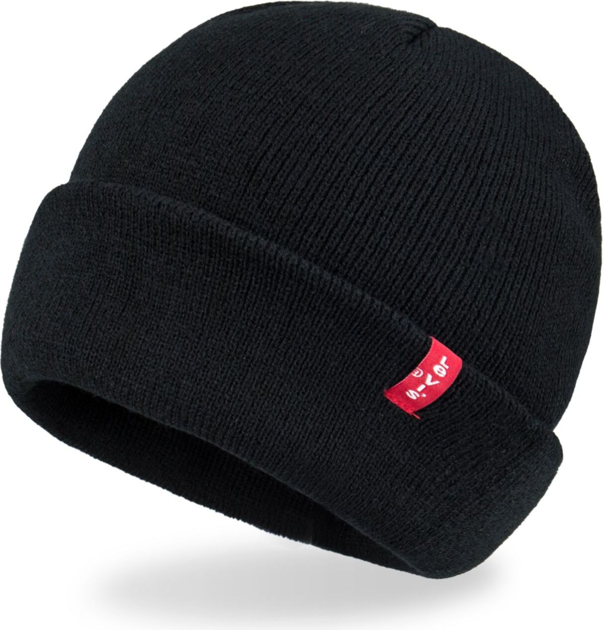 Набір у фірмовій коробці Levi's шапка та шарф 1159853916 (Чорний One size) — фото 6