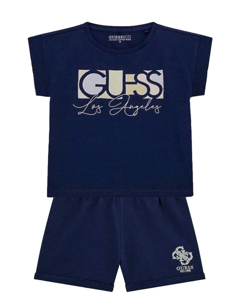 Костюм для дівчинки GUESS футболка та шорти 1159839002 — фото 1