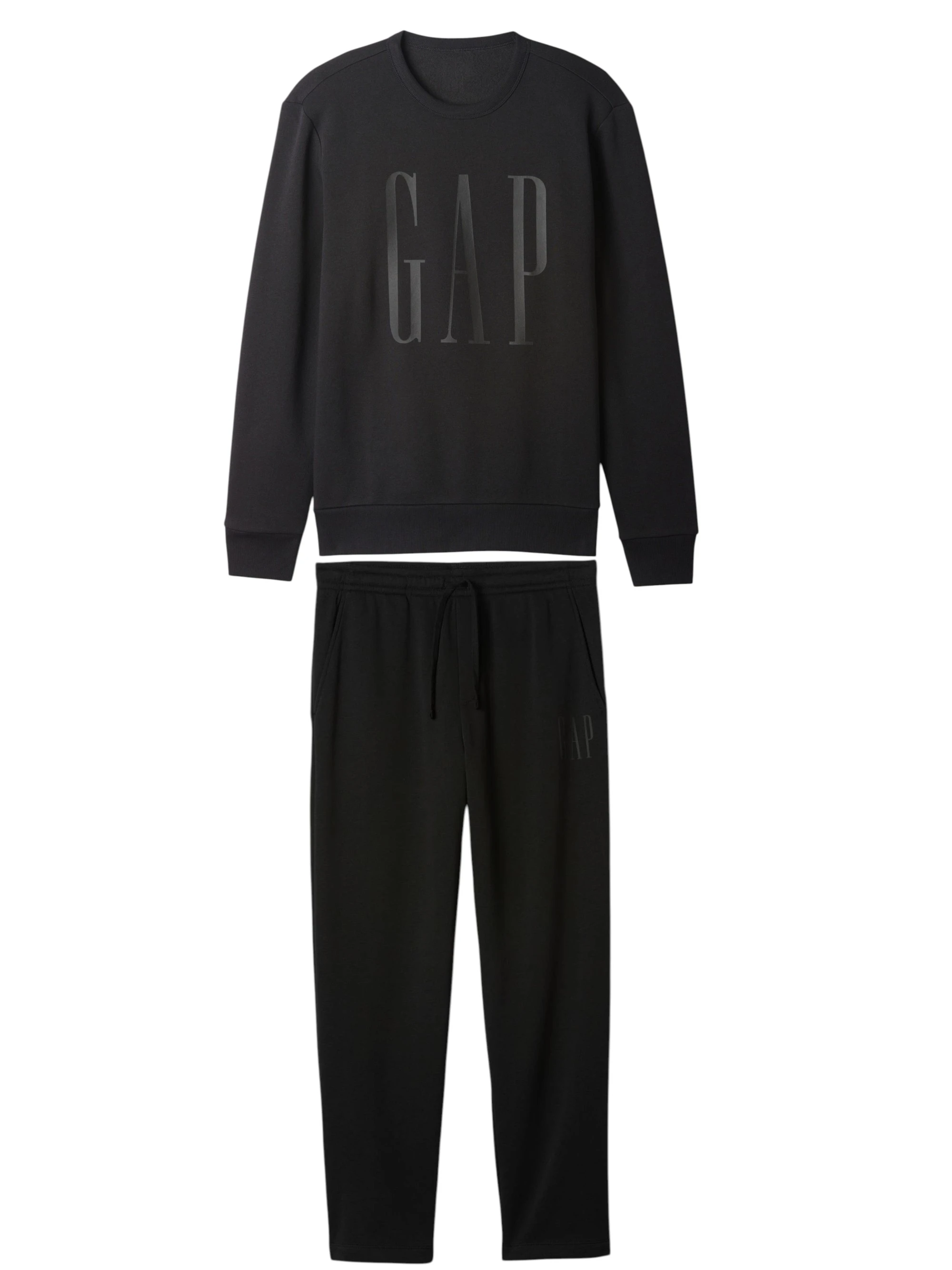 Чоловічий спортивний костюм GAP фліс 1159839477 (Чорний XL) — фото 1