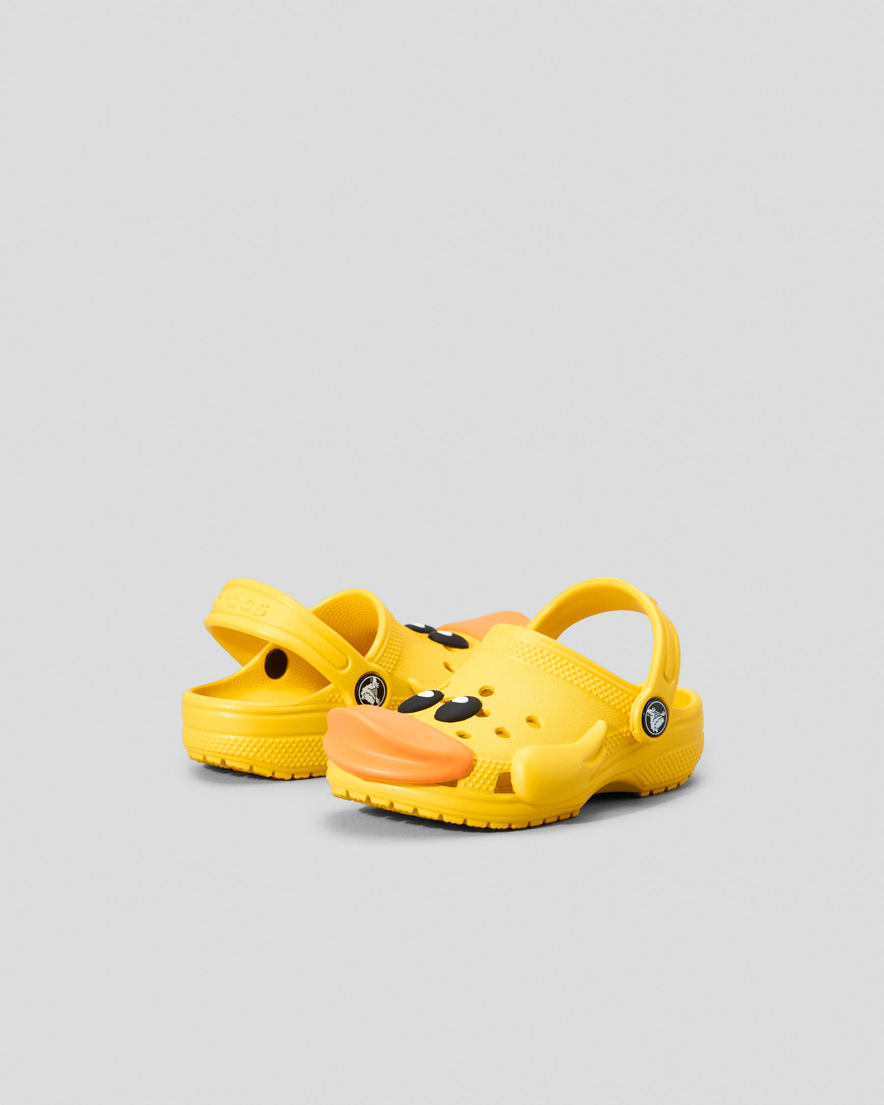 Дитячі клоги Crocs сабо у вигляді качечок 17-19 — фото 1