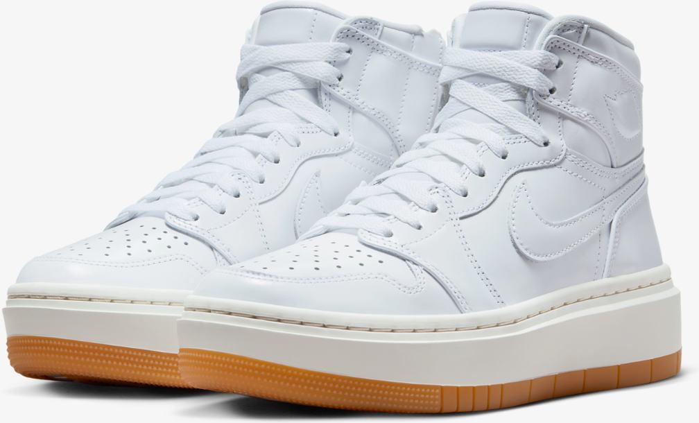 Жіночі кросівки W Air Jordan 1 Elevate High Se White / Gum FB9894-100, 37.5 — фото 6