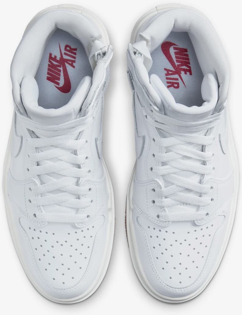 Жіночі кросівки W Air Jordan 1 Elevate High Se White / Gum FB9894-100, 37.5 — фото 5