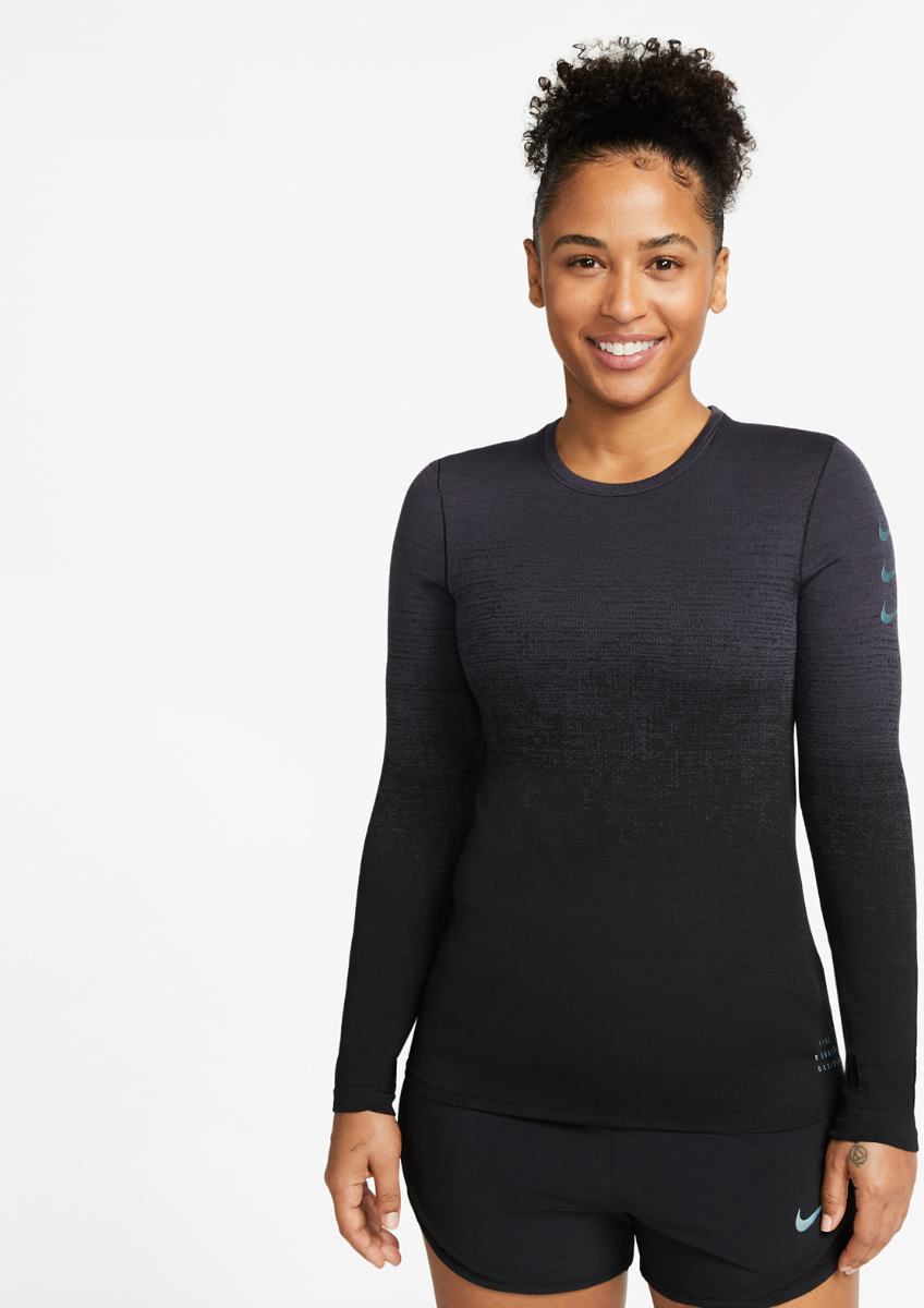 Лонгслів жіночий Nike W Dri-Fit Adv Run Dvn Ls Top DX0296-015, XS — фото 2