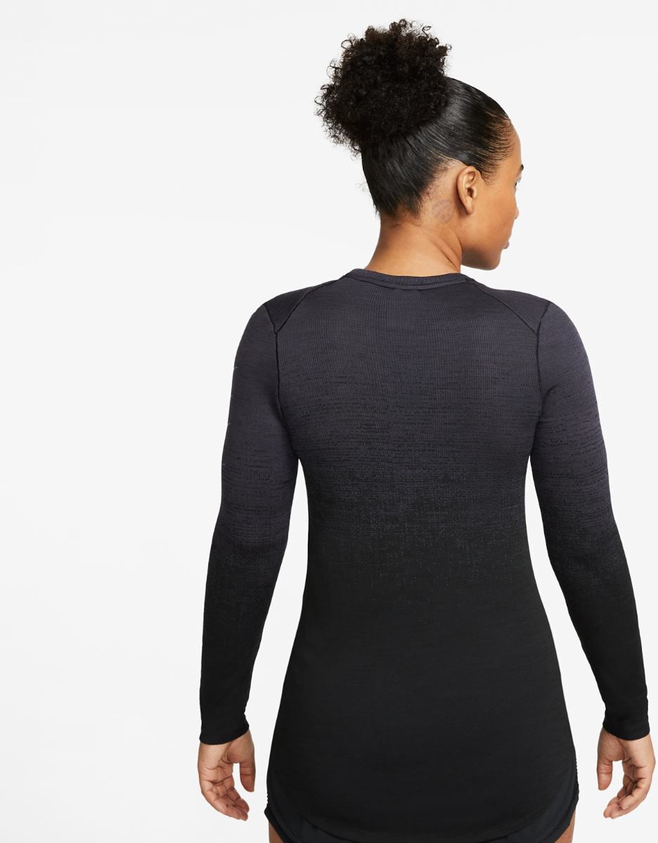 Лонгслів жіночий Nike W Dri-Fit Adv Run Dvn Ls Top DX0296-015, XS — фото 3