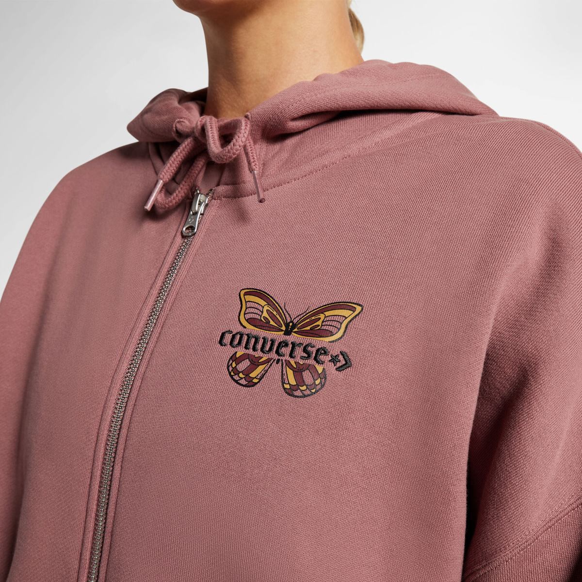 Жіноча толстовка Converse Blooming Skate Full Zip Hoodie 10026045-283, S — фото 5
