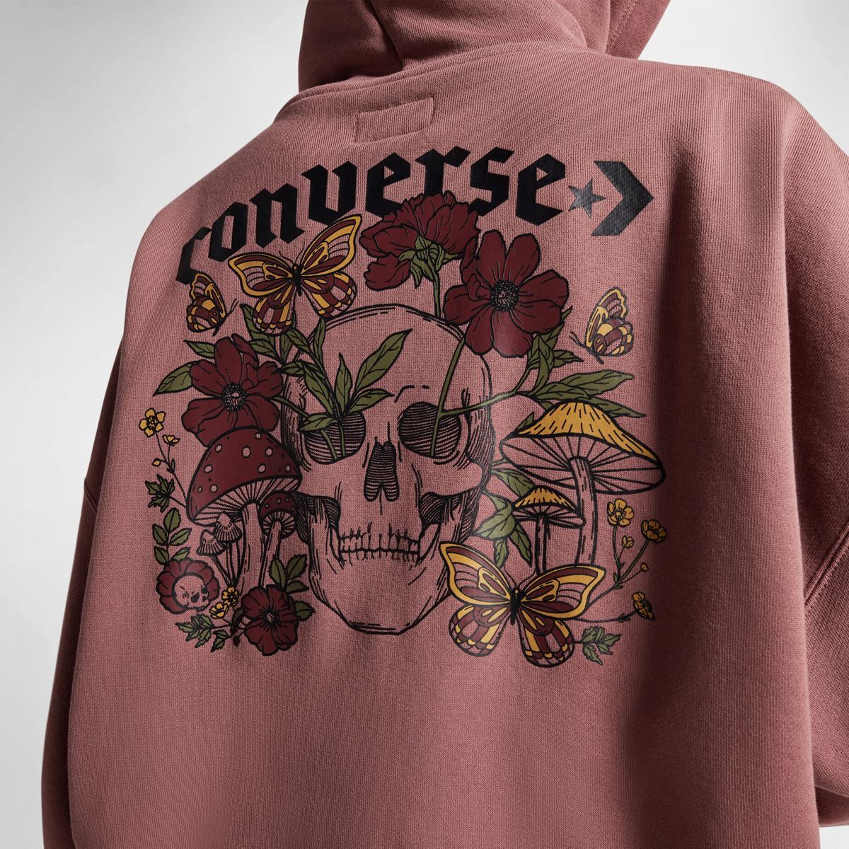 Жіноча толстовка Converse Blooming Skate Full Zip Hoodie 10026045-283, S — фото 8