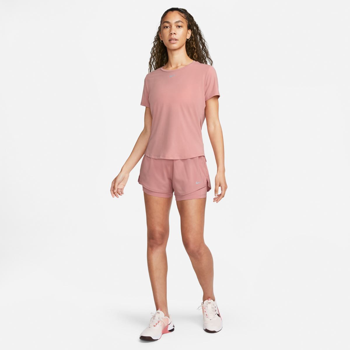 Жіноча футболка Nike W One Luxe Dri-Fit Ss Std Top DD0618-618, S — фото 6