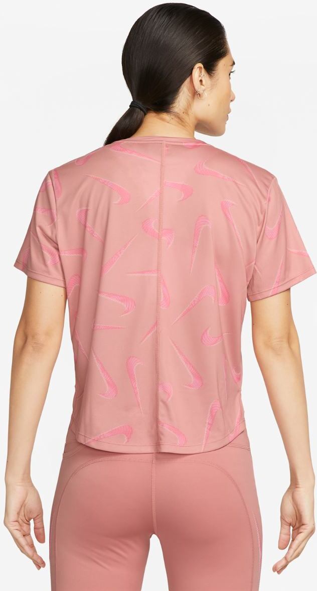 Жіноча футболка Nike W Dri-Fit Swoosh Aop Ss Crop FB4681-618, L — фото 3