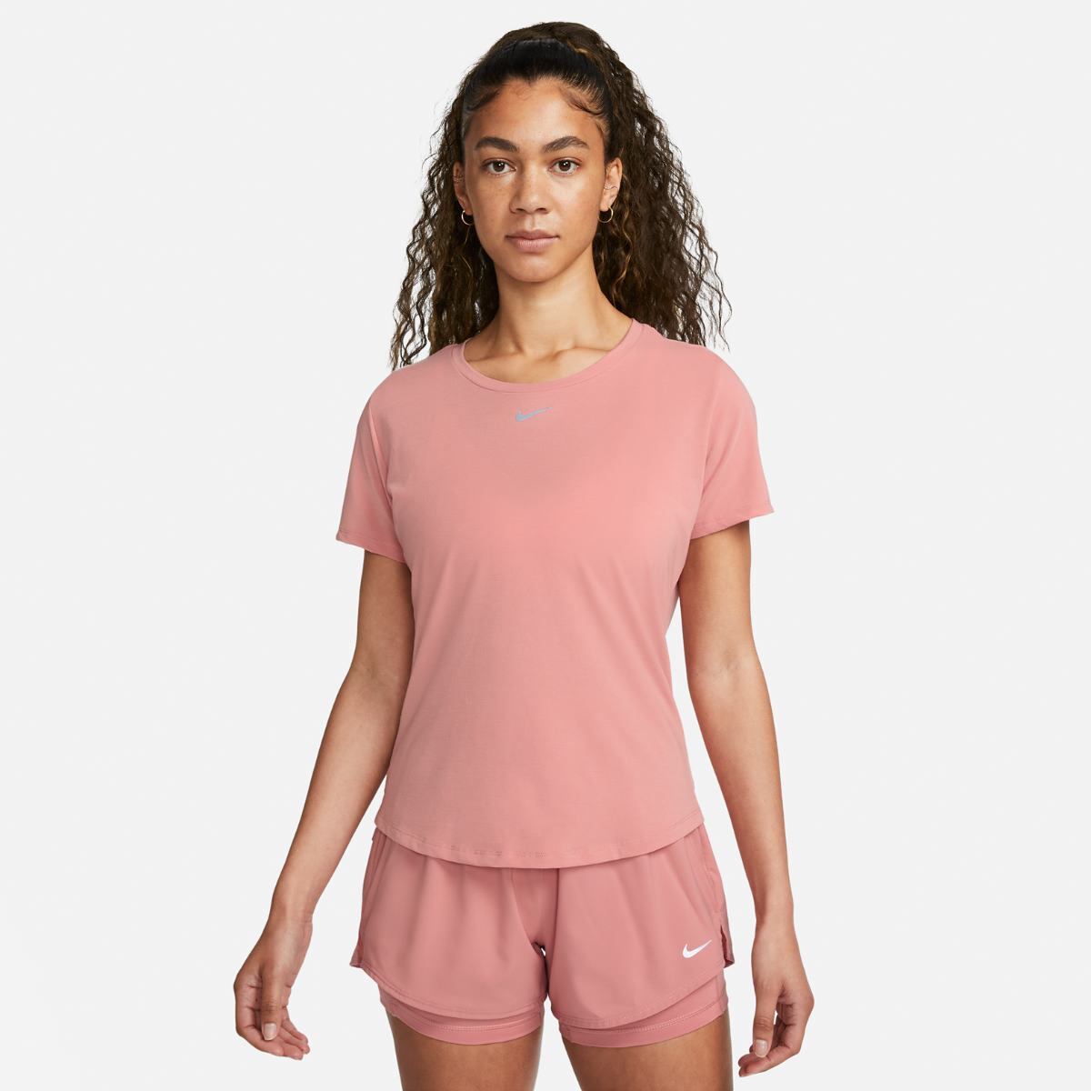 Жіноча футболка Nike W One Luxe Dri-Fit Ss Std Top DD0618-618, S — фото 2