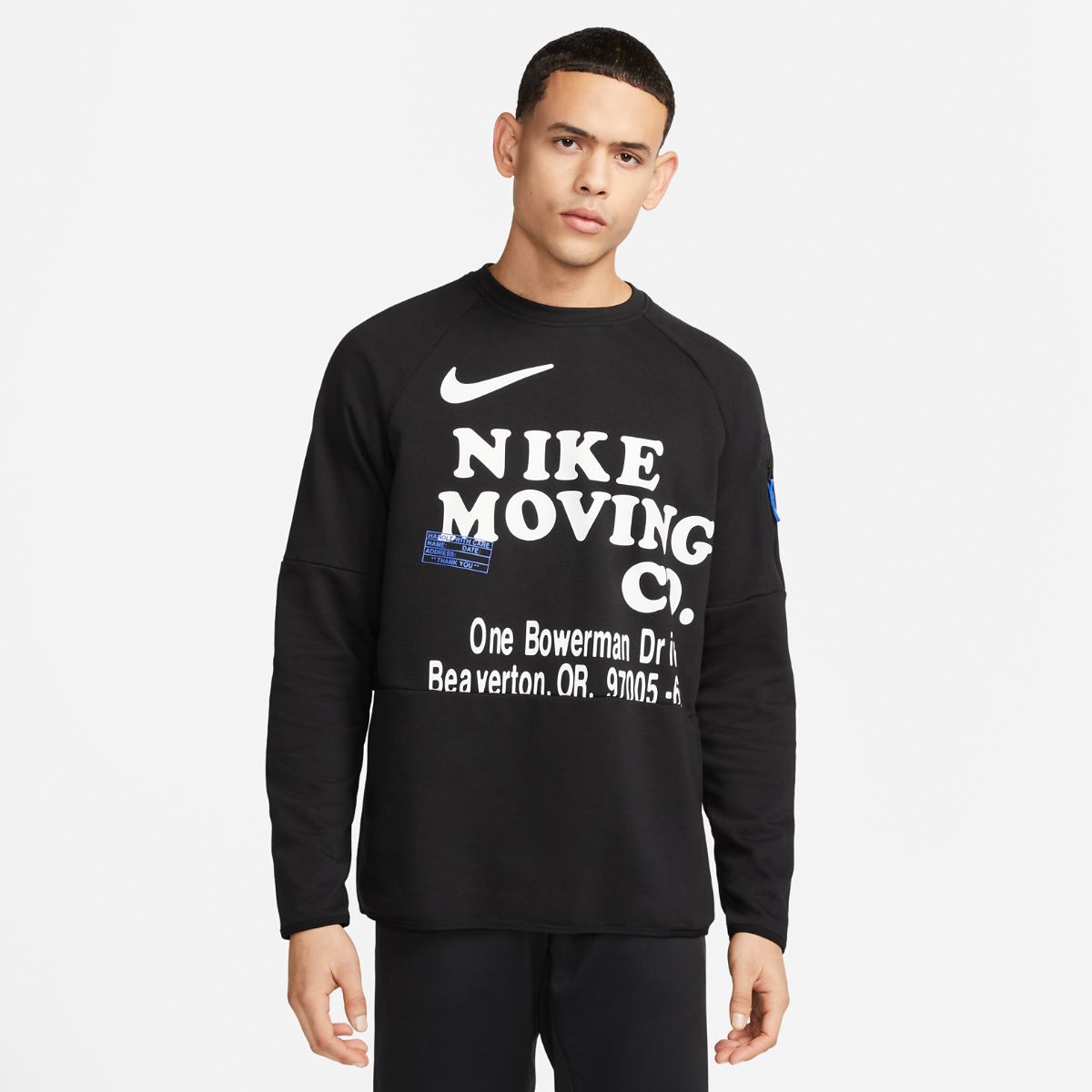 Чоловіча футболка З Довгим Рукавом Nike M Dri-Fit Dry Ls Moving Co DX0902-010 — фото 2