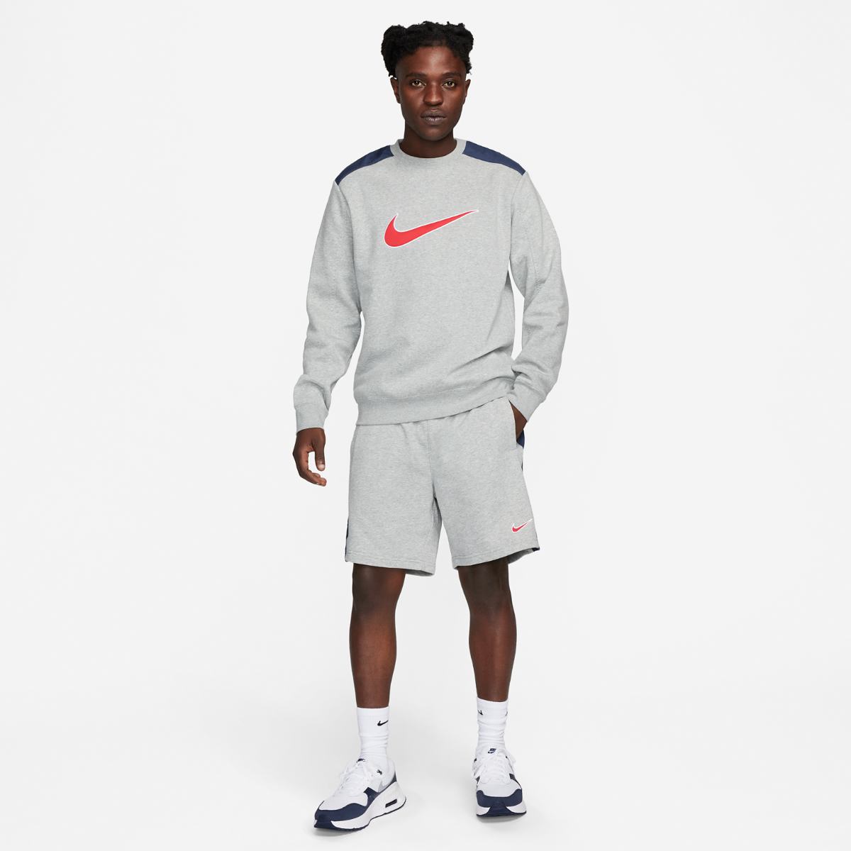 Чоловіча толстовка Nike M Nsw Sp Flc Crew Bb FN0245-064 — фото 7