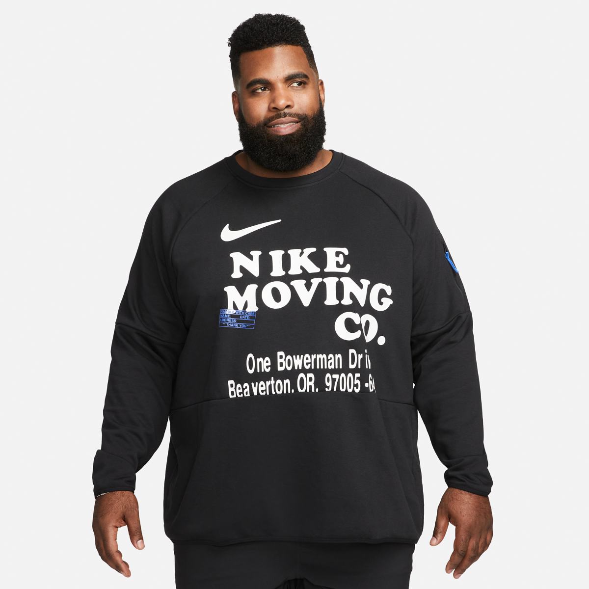 Чоловіча футболка З Довгим Рукавом Nike M Dri-Fit Dry Ls Moving Co DX0902-010 — фото 9