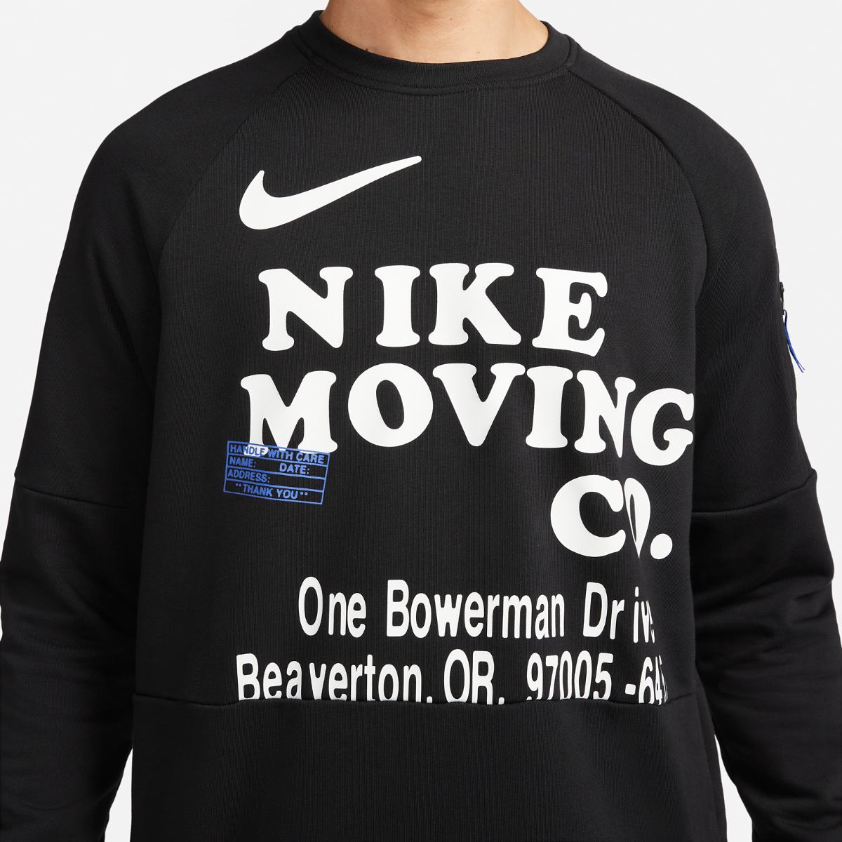 Чоловіча футболка З Довгим Рукавом Nike M Dri-Fit Dry Ls Moving Co DX0902-010 — фото 5